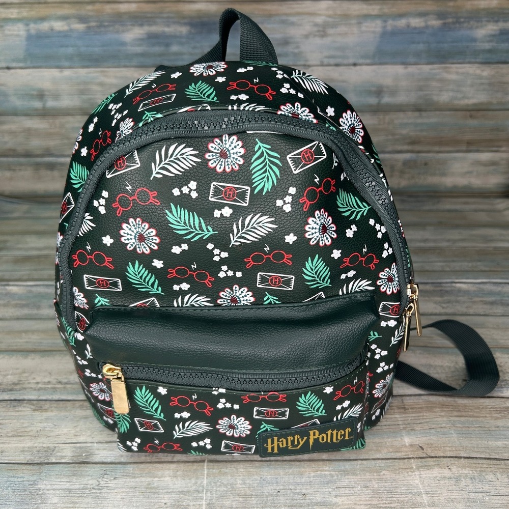 Harry Potter Mini Backpack Green‎ Bioworld Wizarding World Christmas